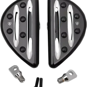 ARLEN NESS Passenger Floorboards - Deep Cut - Black Brand New