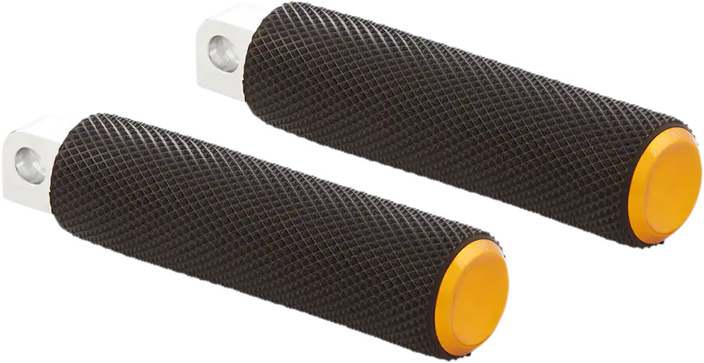 ARLEN NESS Knurled Footpegs - Passenger - Gold - FX/FL '18-'25 - 1" Longer Buy Online