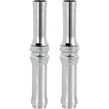 ARLEN NESS Pushrod Tube Cover Kit - 10 Gauge - Chrome - Twin Cam New Release