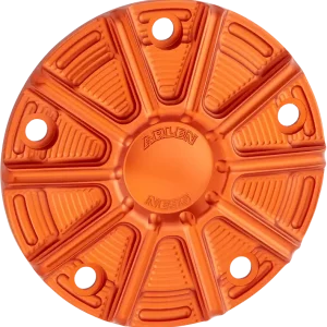 ARLEN NESS 10-Gauge Points Cover - Orange Anodized - Twin Cam Hassle-Free Returns