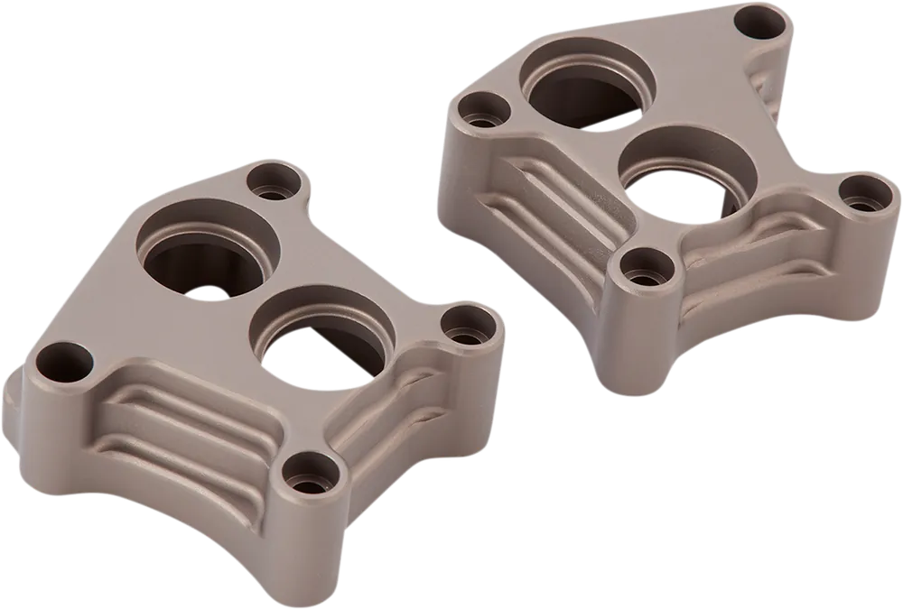 ARLEN NESS Lifter Block Covers - 10 Gauge - Titanium Anodized - Twin Cam Premium