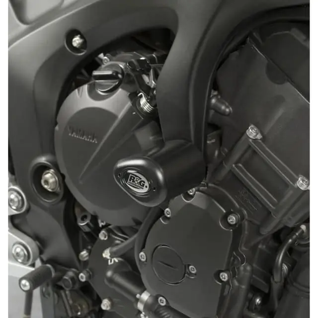 Popular R&G Yamaha FZ6 04-onwards Black Aero Style Crash Protectors