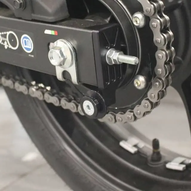 Top Pick Oggy Knobbs Honda CBR300R Black Race Stand Chain Adjuster