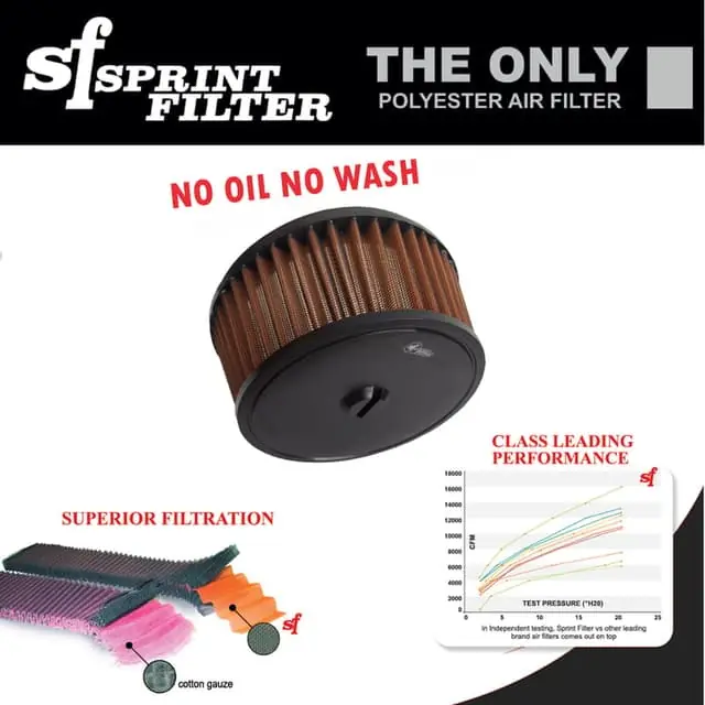 Sprint Filter P08 Suzuki DR-Z400 Kawasaki KLX400R Air Filter Super Sale
