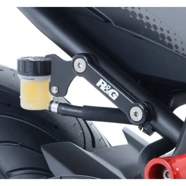 R&G Yamaha MT-07 Black Rear Footrest Blanking Plates Shop Now