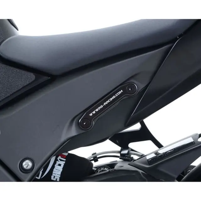 Reduced Price R&G Kawasaki ZX10R/ZX-10RR Black Footrest Blanking Plates