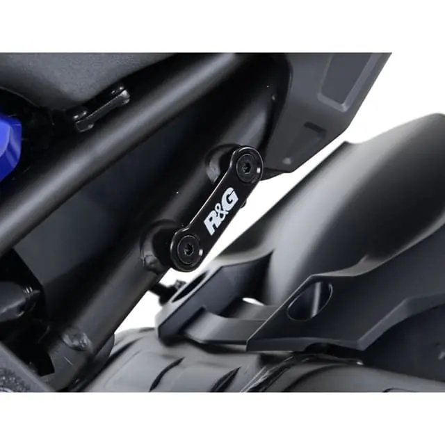 Crafted R&G Yamaha MT-10 Black Rear Footrest Blanking Plates