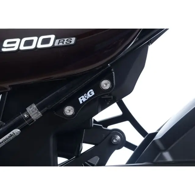 Direct From Factory R&G Kawasaki Z900/Z900RS Black Rear Foot Rest Blanking Plates