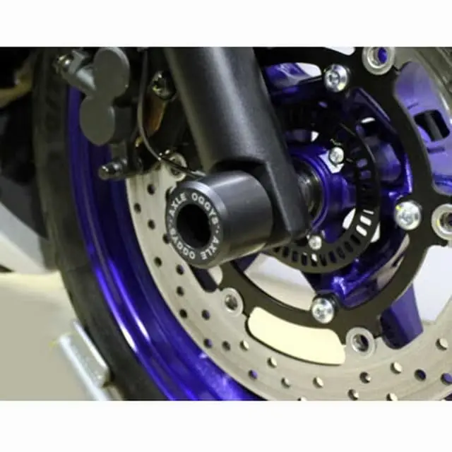 Price Cut Oggy Knobbs Yamaha R3 15-24/MT-03 15-24 Front Axle Slider
