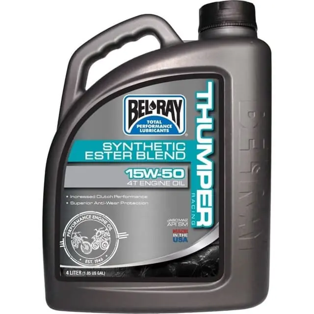 Seasonal Sale Belray Thumper Racing Synthetic Ester Blend 4T 15W-50 Engine Oil