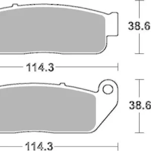 Today Only SBS HD Sintered Road Front Brake Pads