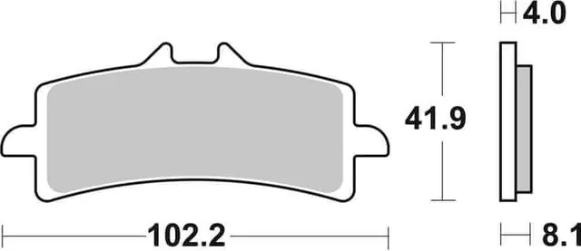 SBS Dual Carbon Racing Front Brake Pads Direct From Manufacturer
