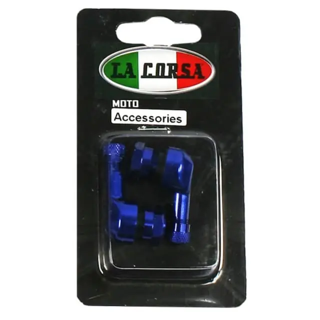 Best Choice La Corsa 11.3mm Blue Tubeless Valve Stem (Pair)