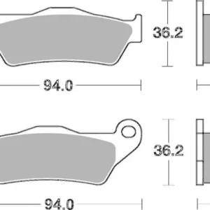 Best Seller SBS HD Sintered Road Front Brake Pads