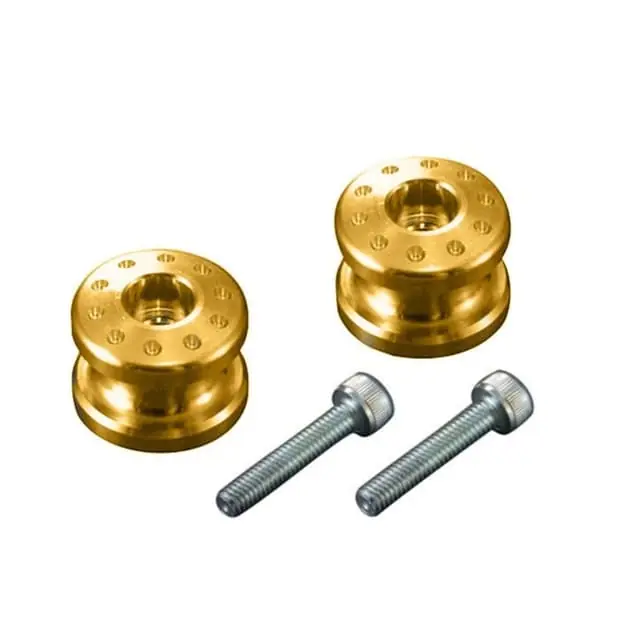 Authentic Yamaha Swingarm Gold Spool Set
