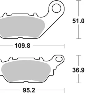 SBS Ceramic Front / Rear Brake Pads Top Rated