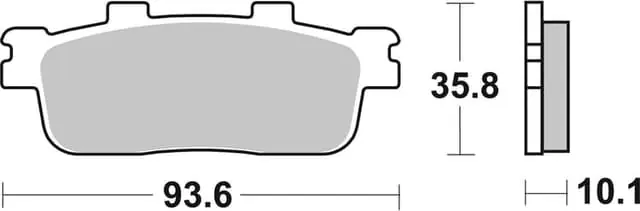 SBS Ceramic Front / Rear Brake Pads Same Day Shipping
