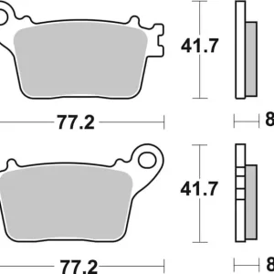SBS Ceramic Front / Rear Brake Pads Buy Today