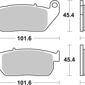 Same Day Shipping SBS HD Carbon Tech Road Front / Rear Brake Pads