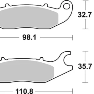 Affordable SBS Ceramic Front / Rear Brake Pads