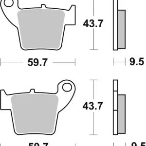 SBS Ceramic Front / Rear Brake Pads Best Seller