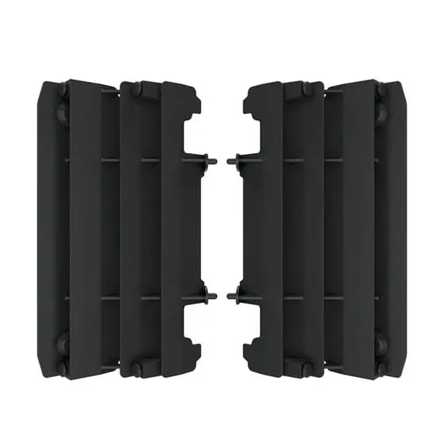 Polisport Yamaha YZ125/250 05-20 Black Radiator Louvres Free Returns