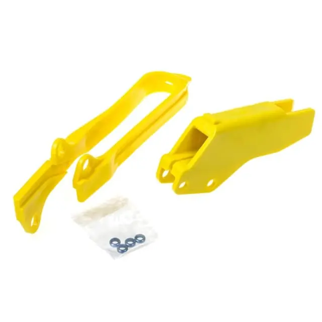 Express Delivery Polisport Suzuki RM-Z250 (10-11)/RM-Z450 (07-17) Yellow Chain Guide & Slider Kit