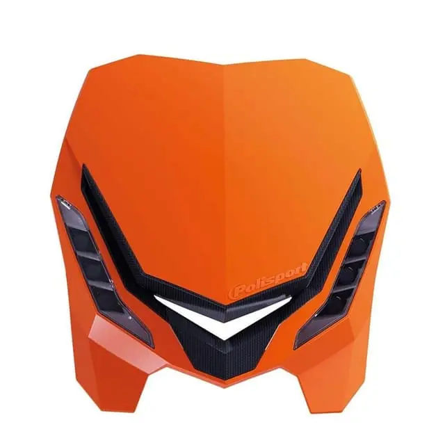 Professional Grade Polisport E-Blaze Orange Led Headlight