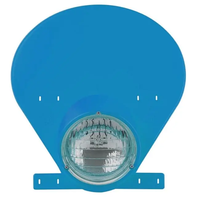 Direct From Factory Polisport Preston Petty Bultaco Blue Headlight Number Plate LED