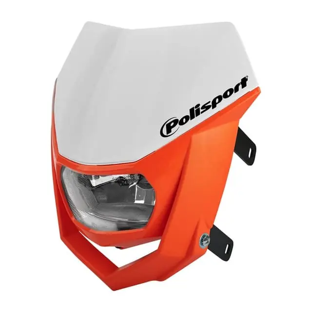Best Price Polisport Halo Orange/White Headlight