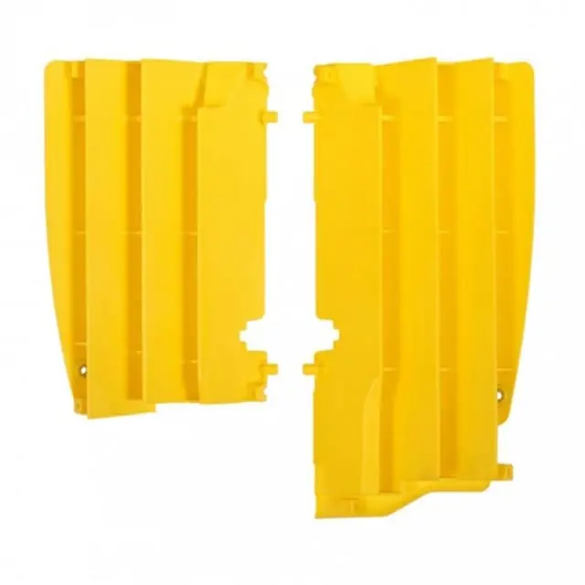 Fan Favorite Polisport Suzuki RMZ450 Yellow Radiator Louvres