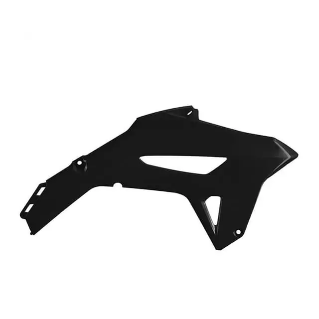 Premium Polisport Honda Black Pair Radiator Scoops