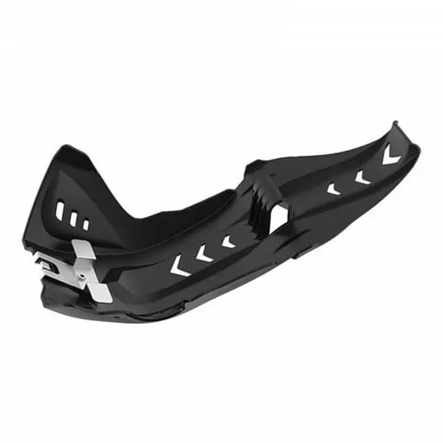 Direct From Factory Polisport KTM/Husqvarna Black Fortress Skid Plate w/ Linkage Guard