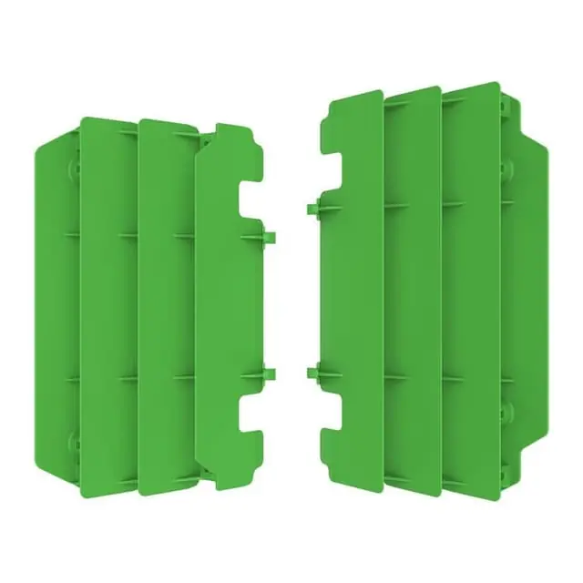 Time-Limited Polisport Kawasaki KX Green Radiator Louvres
