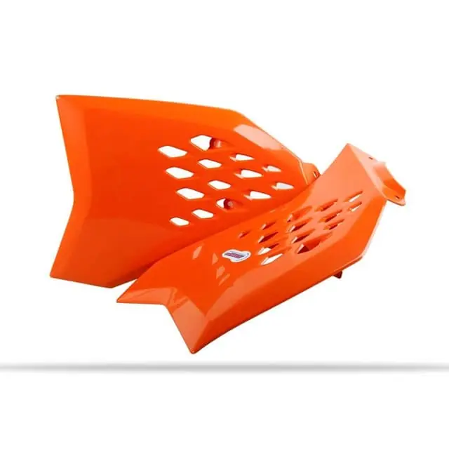 Direct From Factory Polisport KTM SX65 Orange Radiator Plates