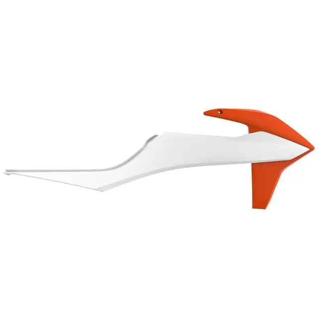 Shop Now Polisport KTM SX/SXF 2019 Orange/White Radiator Shrouds