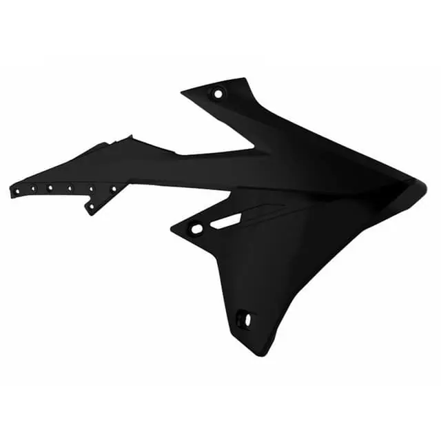 Polisport Suzuki RMZ250 19-22/RMZ450 18-22 Black Radiator Shrouds Direct From Manufacturer