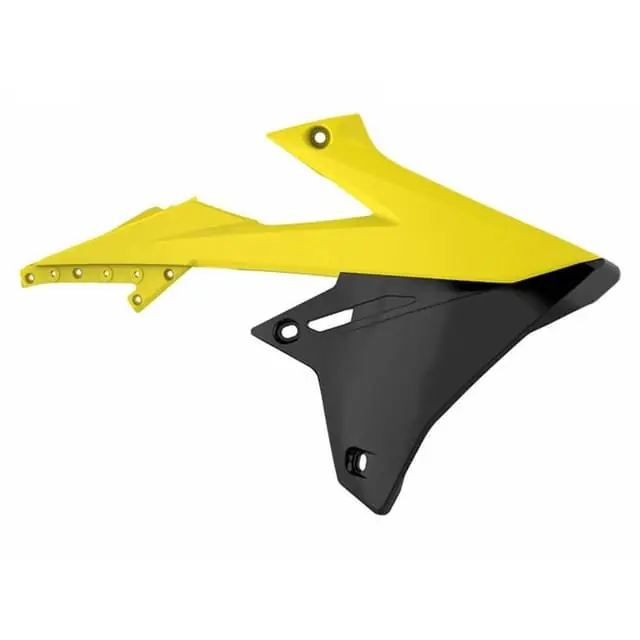 Polisport Suzuki RMZ250/RMZ450 Yellow Radiator Scoops Trending