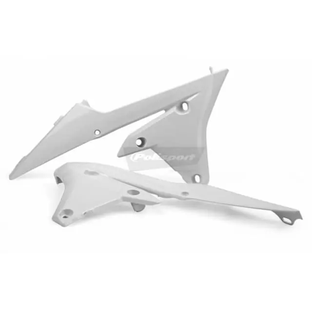 Polisport Yamaha YZ250F/450F White Radiator Scoops New Arrival