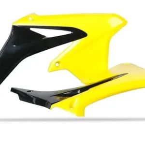 Exclusive Offer Polisport Suzuki RMZ Black/Yellow Radiator Plates