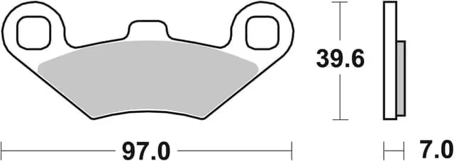 SBS Ceramic Front / Rear Brake Pads Limited Edition
