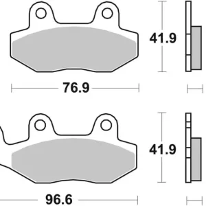 SBS Ceramic Front / Rear Brake Pads Limited Edition