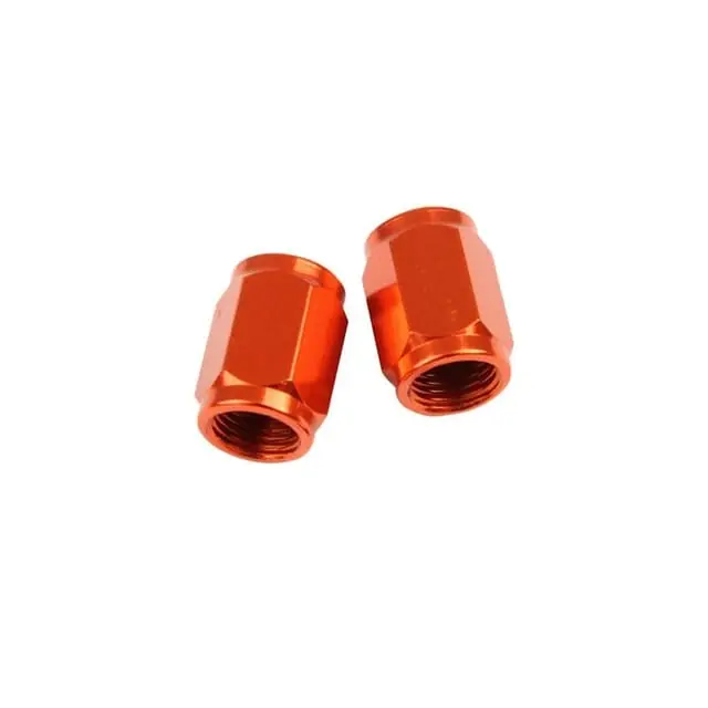 Trending States MX Orange Valve Caps