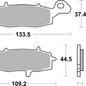 Top Rated SBS Ceramic Front / Rear Brake Pads