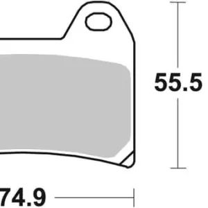 SBS Ceramic Front / Rear Brake Pads Certified