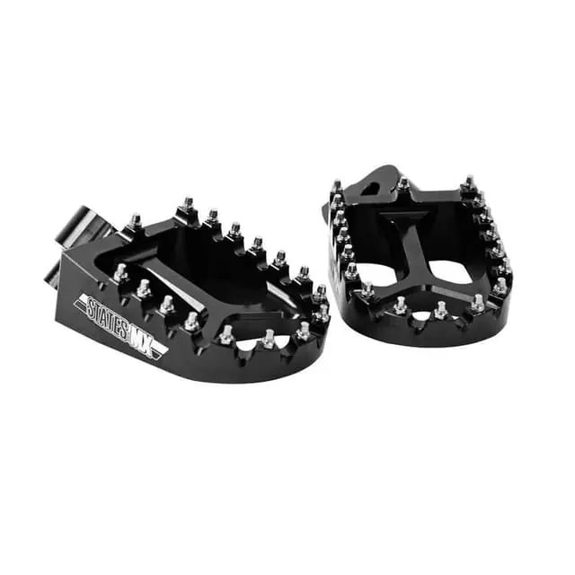 Authentic States MX Yamaha Black 2 Alloy Off Road Footpegs