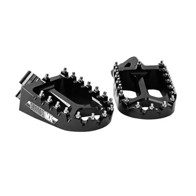 Same Day Shipping States Mx Kawasaki Black S2 Alloy Off Road Footpegs