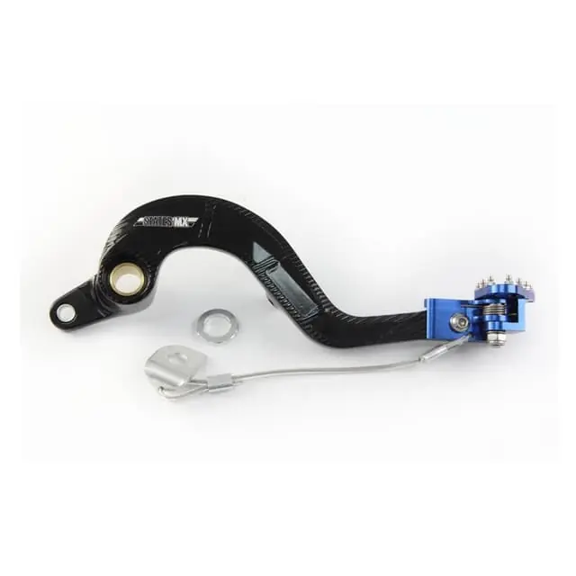 States MX Yamaha YZ125/250 02-15 Blue Brake Pedal w/ Flex Tip Instant Buy