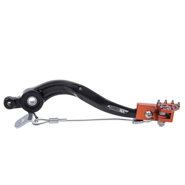 Crafted States MX KTM 500 EXCF 17-18 Orange Brake Pedal w/ Flex Tip