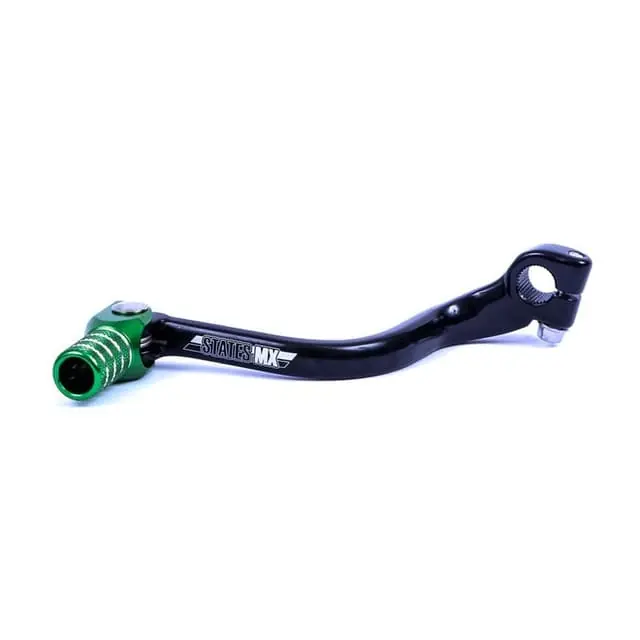 Popular States MX Kawasaki KX125 00-02/KX250 00-08 Green Forged Gear Lever